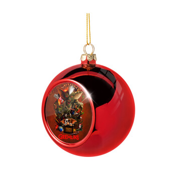 Gremlins, Christmas tree ball Red 8cm
