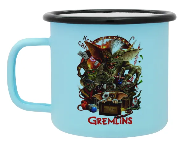 Gremlins — Κούπα Μεταλλική εμαγιέ ΜΑΤ σιέλ 360ml