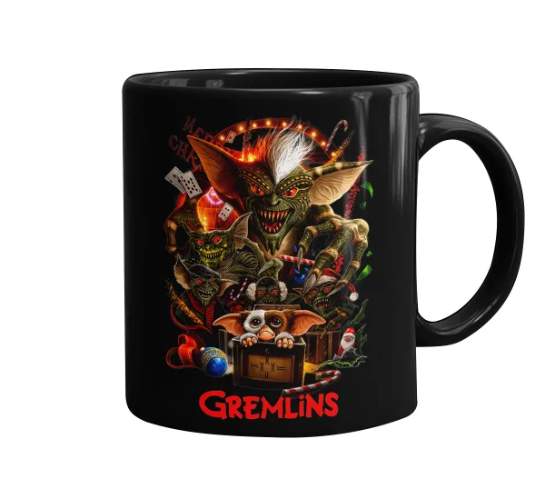 Gremlins — Mug black, ceramic, 330ml