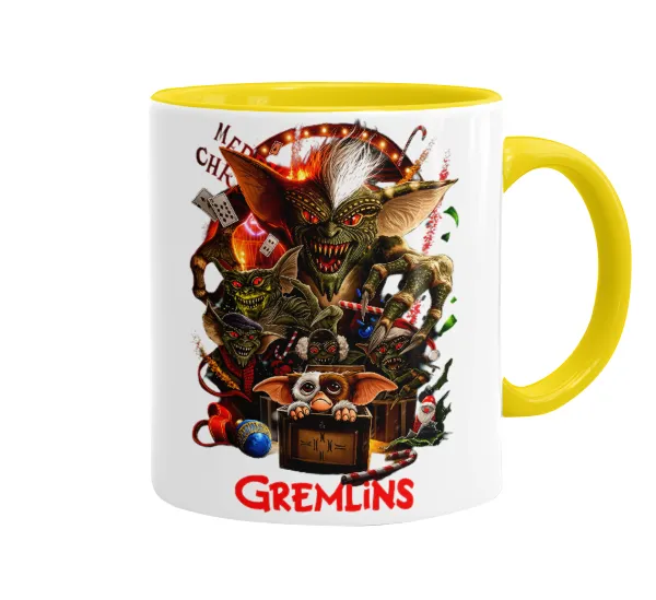Gremlins — Mug colored yellow, ceramic, 330ml