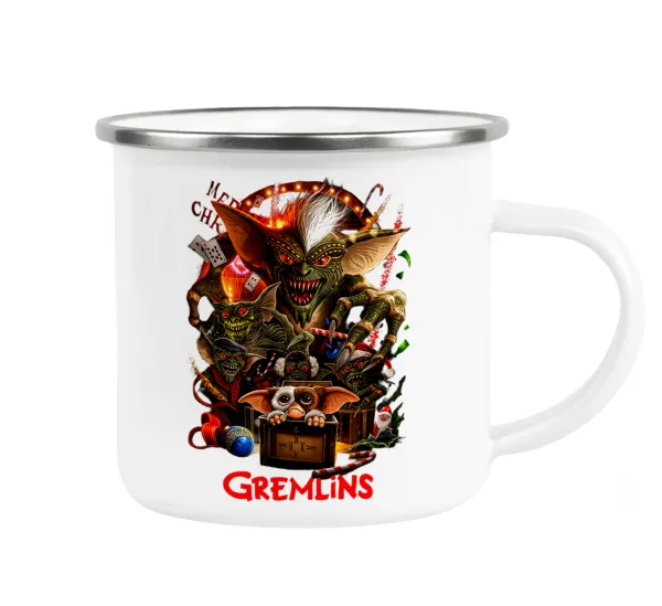 Gremlins — Κούπα Μεταλλική εμαγιέ λευκη 360ml