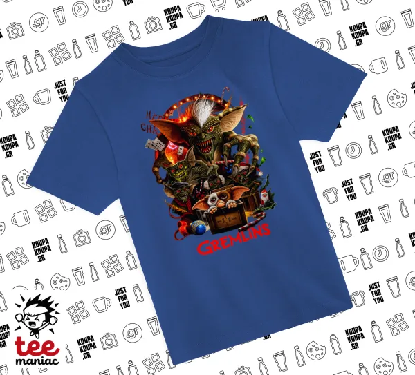 Gremlins — ΜΠΛΕ Παιδικό T-Shirt από 100% βαμβάκι, για κάθε μέρα. Vegan & OEKO-TEX πιστοποιημένο.