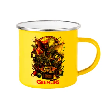 Gremlins, Κούπα Μεταλλική εμαγιέ Κίτρινη 360ml