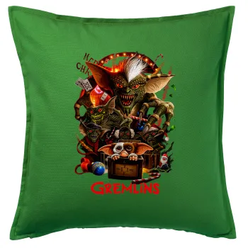 Gremlins, Sofa cushion Green 50x50cm includes filling