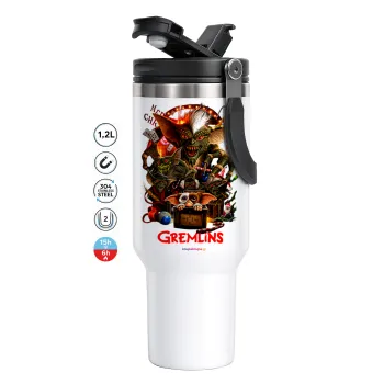 Gremlins, Mega Stainless steel Tumbler with lid, double wall 1,2L
