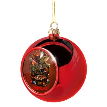Gremlins, Christmas tree ball Red 8cm