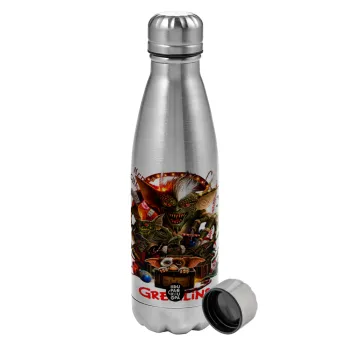 Gremlins, Metallic water bottle, stainless steel, 750ml