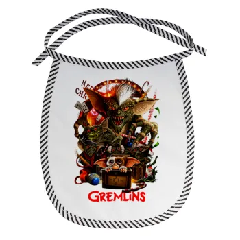 Gremlins, Σαλιάρα μωρού αλέκιαστη με κορδόνι Μαύρη