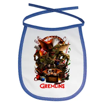 Gremlins, Σαλιάρα μωρού αλέκιαστη με κορδόνι Μπλε