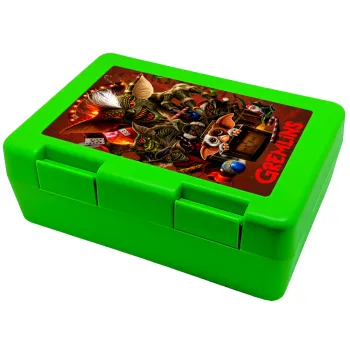 Gremlins, Children's cookie container GREEN 185x128x65mm (BPA free plastic)