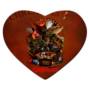 Gremlins, Mousepad heart 23x20cm