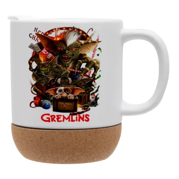 Gremlins, Κούπα, κεραμική με βάση φελού και καπάκι (ΜΑΤ), 330ml