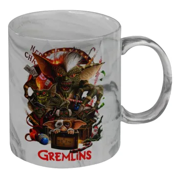 Gremlins, Mug ceramic marble style, 330ml