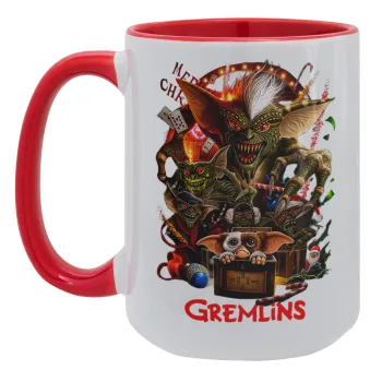Gremlins, Κούπα Mega 15oz, κεραμική Κόκκινη, 450ml
