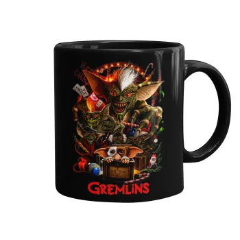 Gremlins, Mug black, ceramic, 330ml