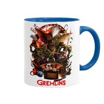 Gremlins, Mug colored blue, ceramic, 330ml