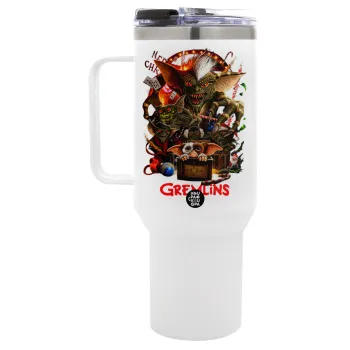 Gremlins, Mega Tumbler με καπάκι, διπλού τοιχώματος (θερμό) 1,2L
