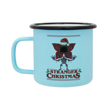 Stranger Things Christmas, Κούπα Μεταλλική εμαγιέ ΜΑΤ σιέλ 360ml