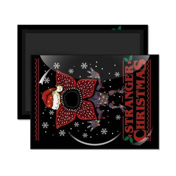 Stranger Things Christmas, Ορθογώνιο μαγνητάκι ψυγείου διάστασης 9x6cm