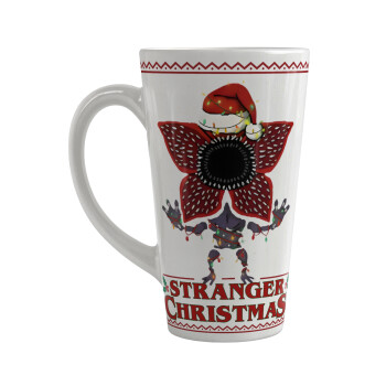 Stranger Things Christmas, Κούπα κωνική Latte Μεγάλη, κεραμική, 450ml
