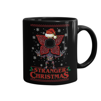 Stranger Things Christmas, Mug black, ceramic, 330ml