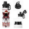 Metal water bottle with safety cap, aluminum 850ml
