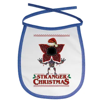 Stranger Things Christmas, Σαλιάρα μωρού αλέκιαστη με κορδόνι Μπλε