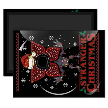 Stranger Things Christmas, Ορθογώνιο μαγνητάκι ψυγείου διάστασης 9x6cm