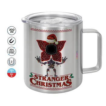 Stranger Things Christmas, Mug Stainless steel double wall 300ml