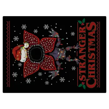 Stranger Things Christmas, Επιφάνεια κοπής γυάλινη (38x28cm)