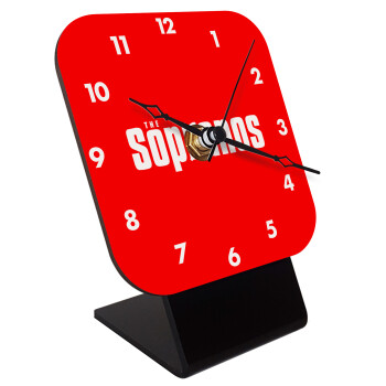 The Sopranos, Επιτραπέζιο ρολόι ξύλινο με δείκτες (10cm)