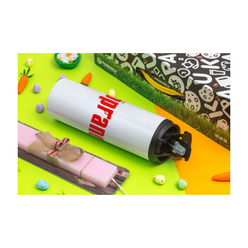 The Sopranos, Πασχαλινή Λαμπάδα με Travel Tumbler θερμό με διπλό καπάκι (600ml, BPA free) & κερί αρωματικό πλακέ (30cm) (ΡΟΖ)