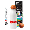 Bascetball Metal mug thermos, double wall, 550ml