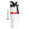 Mega Stainless steel Tumbler with lid, double wall 1,2L