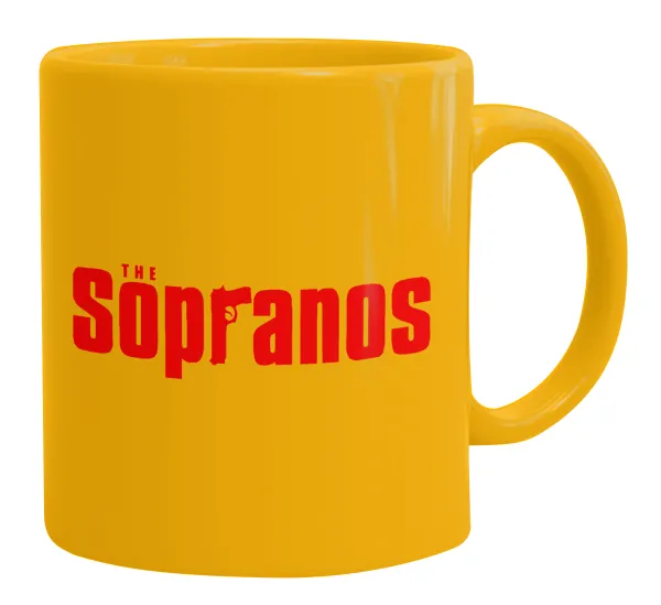 The Sopranos — Ceramic coffee mug yellow, 330ml