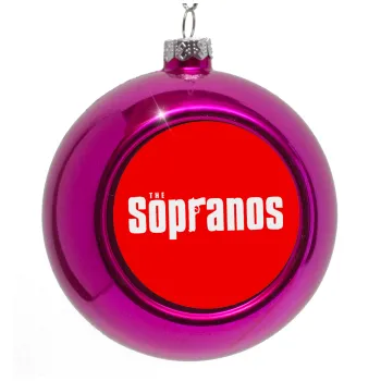 The Sopranos, Στολίδι Χριστουγεννιάτικη μπάλα δένδρου Μωβ 8cm