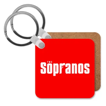 The Sopranos, Μπρελόκ Ξύλινο τετράγωνο MDF
