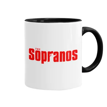 The Sopranos, Κούπα χρωματιστή μαύρη, κεραμική, 330ml