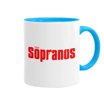 The Sopranos, Κούπα χρωματιστή γαλάζια, κεραμική, 330ml