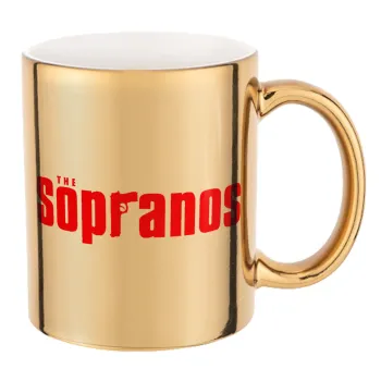 The Sopranos, Mug ceramic, gold mirror, 330ml
