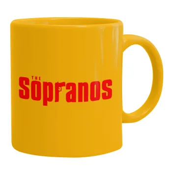 The Sopranos, Κούπα, κεραμική κίτρινη, 330ml