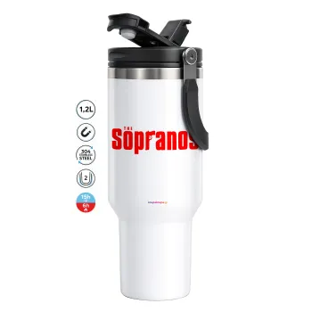 The Sopranos, Mega Stainless steel Tumbler with lid, double wall 1,2L