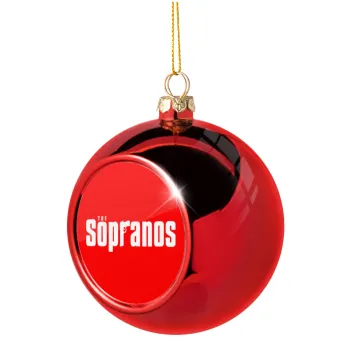 The Sopranos, Christmas tree ball Red 8cm