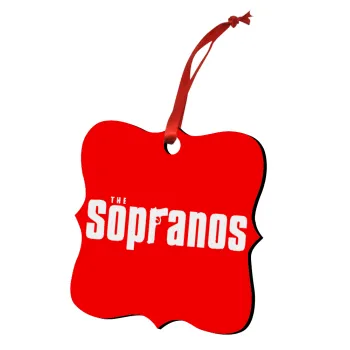The Sopranos, Christmas ornament polygon wooden 7.5cm