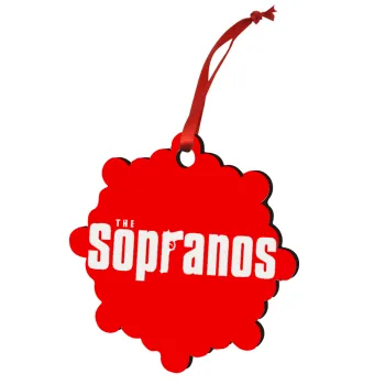 The Sopranos, Στολίδι Χριστουγεννιάτικο στολίδι snowflake ξύλινο 7.5cm