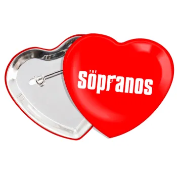 The Sopranos, Κονκάρδα παραμάνα καρδιά (57x52mm)