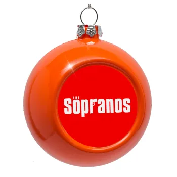 The Sopranos, Στολίδι Χριστουγεννιάτικη μπάλα δένδρου Πορτοκαλί 8cm