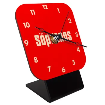 The Sopranos, Quartz Table clock in natural wood (10cm)