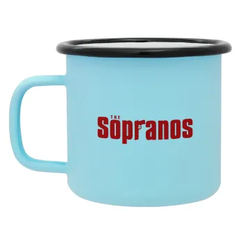 The Sopranos, Κούπα Μεταλλική εμαγιέ ΜΑΤ σιέλ 360ml