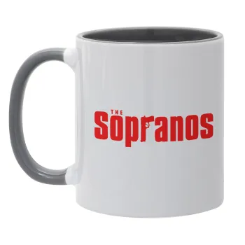 The Sopranos, Κούπα χρωματιστή γκρι, κεραμική, 330ml